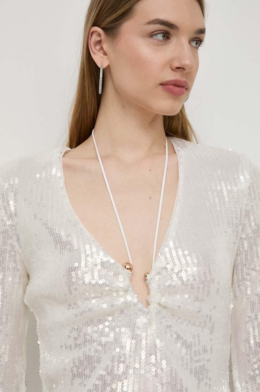 Сукня Patrizia Pepe колір білий mini пряма 2A2709 A394