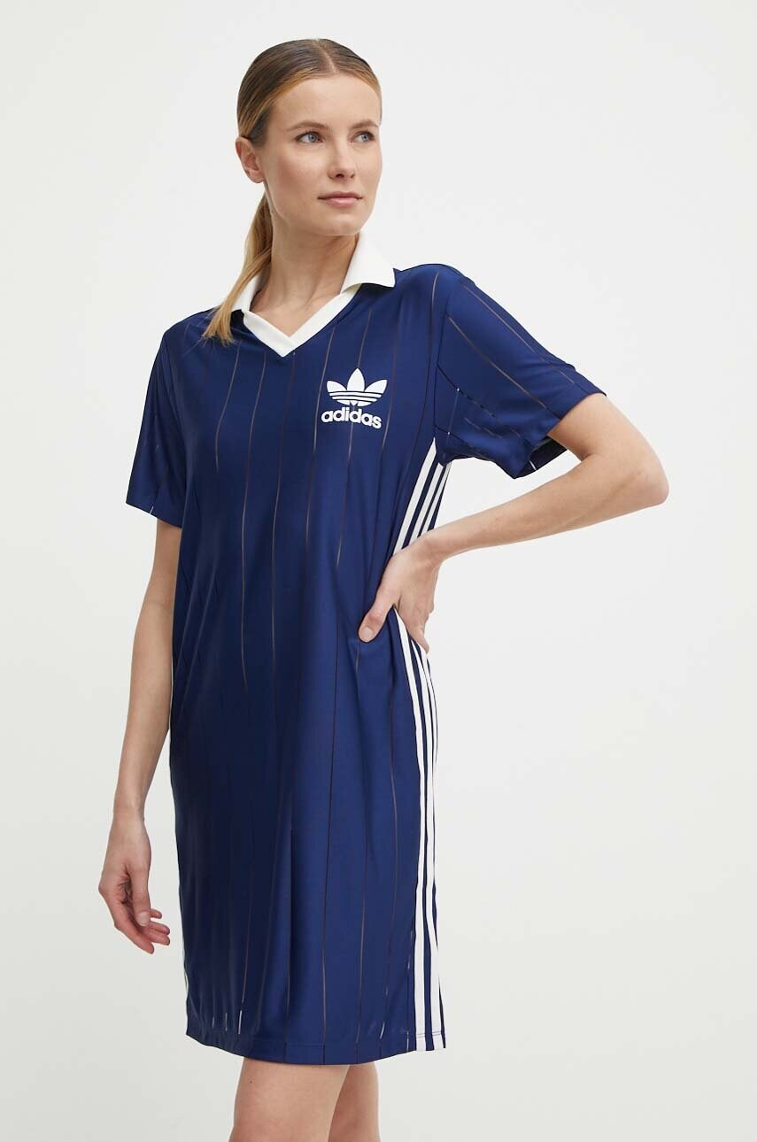 Сукня adidas Originals колір синій mini пряма IR7467