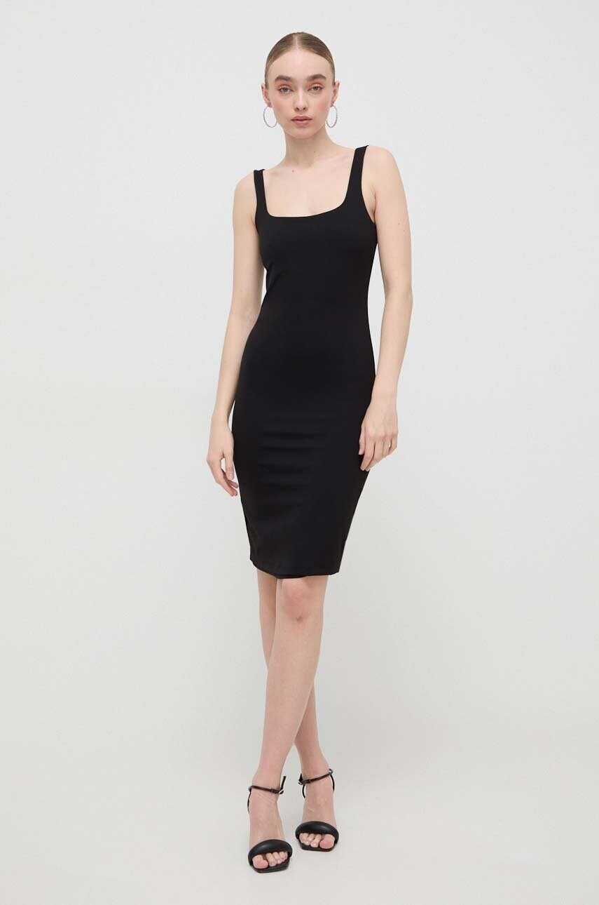 Сукня Guess CHARLOTTE колір чорний mini облягаюча W4GK69 KC7M0