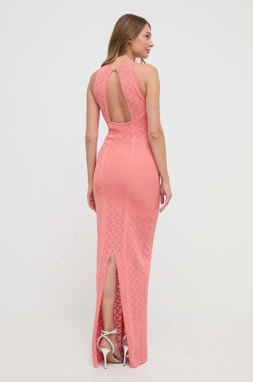 Сукня Guess колір помаранчевий maxi облягаюча