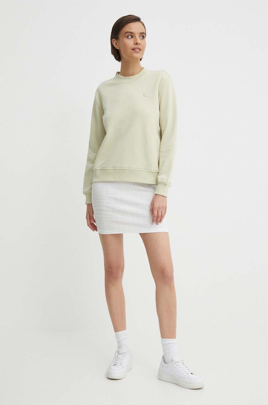 Сукня Calvin Klein Jeans колір білий mini облягаюча