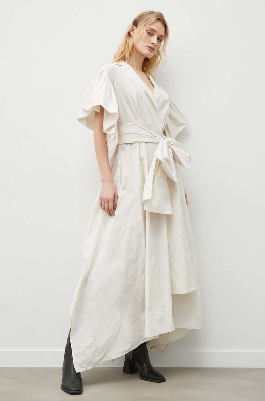 Сукня MMC STUDIO колір бежевий mini oversize