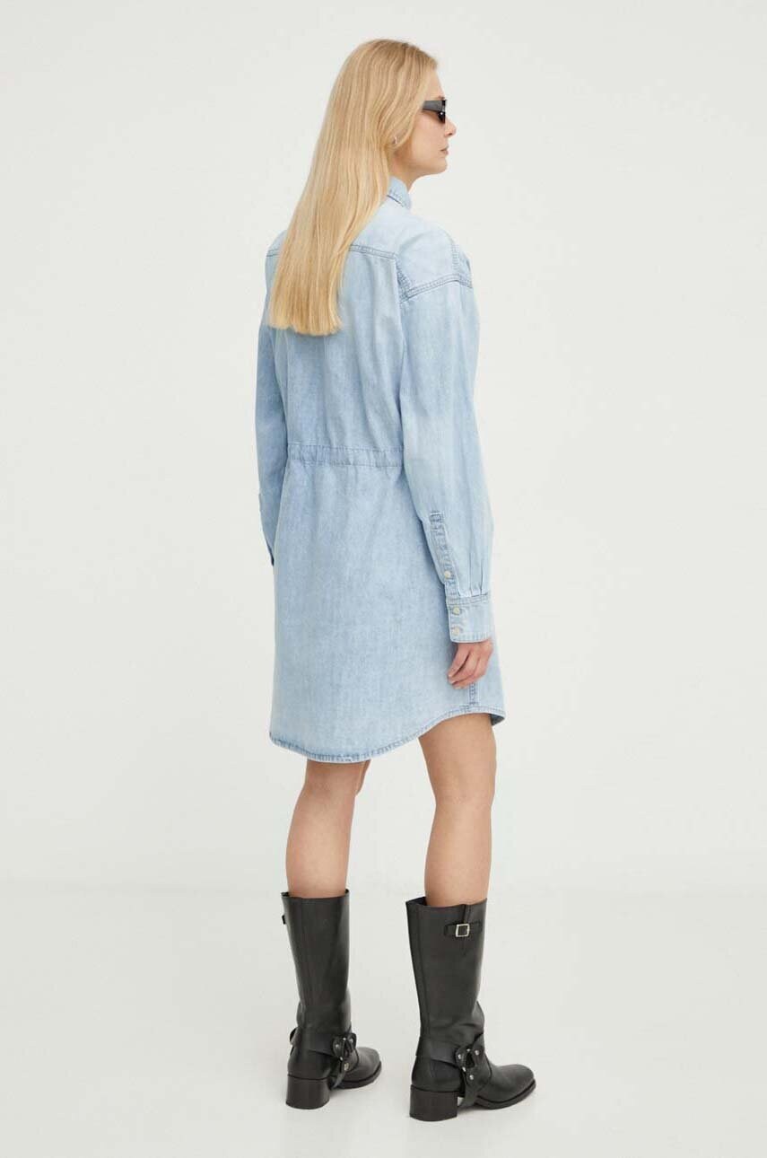 Джинсова сукня G-Star Raw mini пряма