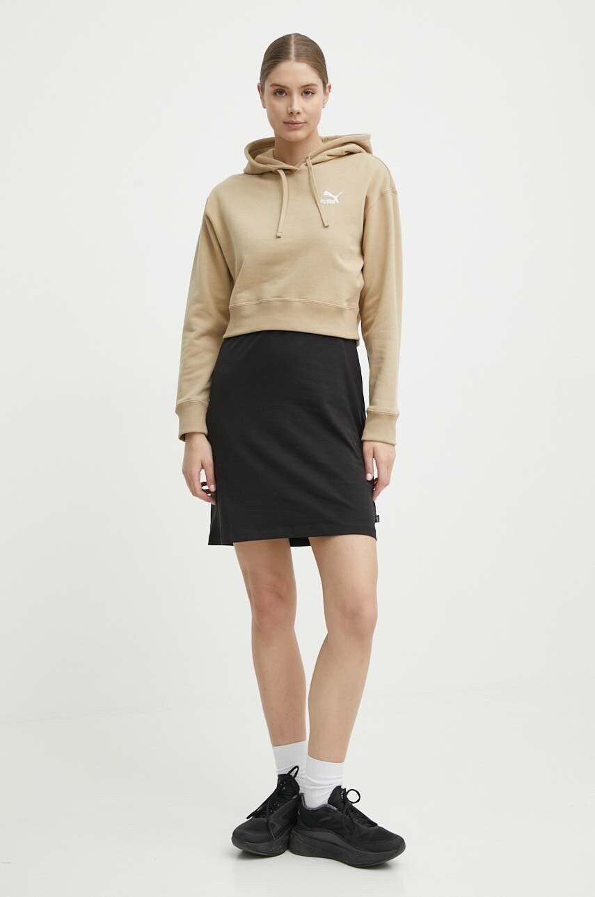 Сукня Puma колір чорний mini пряма 678743