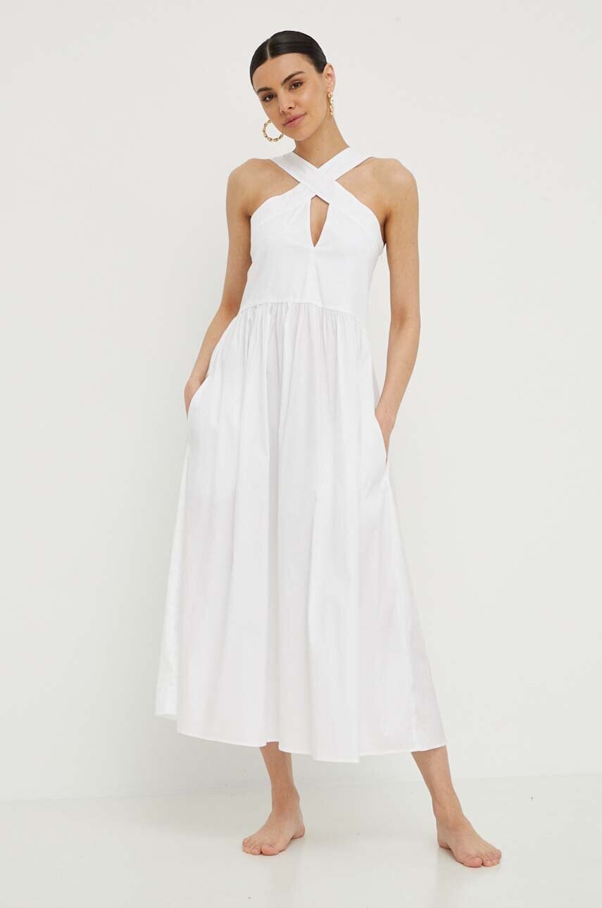 Пляжна сукня Max Mara Beachwear колір білий