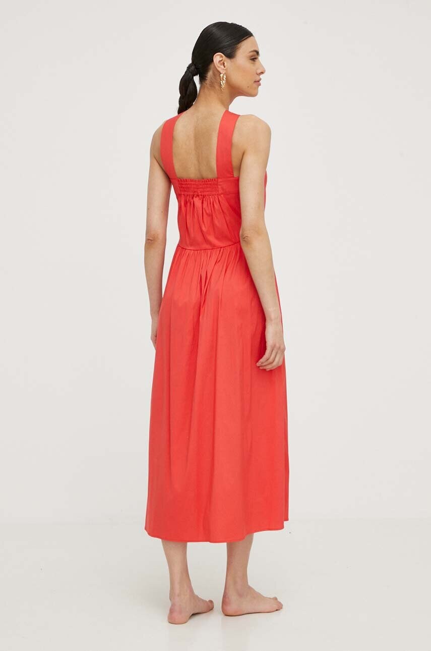 Пляжна сукня Max Mara Beachwear колір червоний