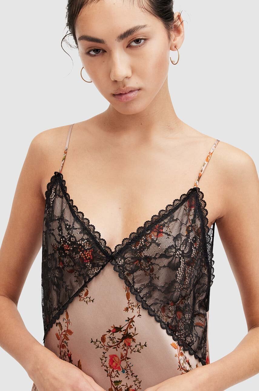 Сукня AllSaints IMMY OTO midi пряма
