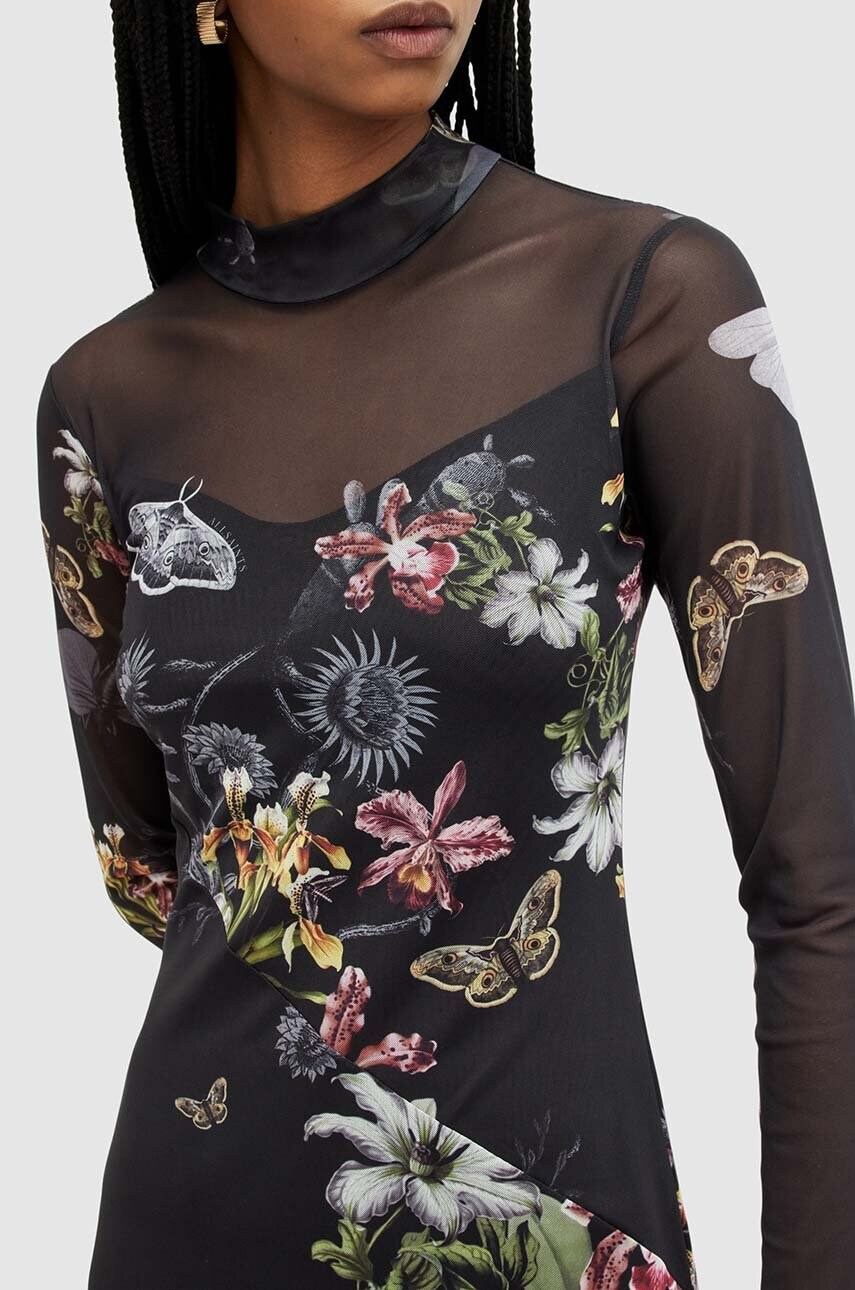 Сукня AllSaints HANNA midi розкльошена