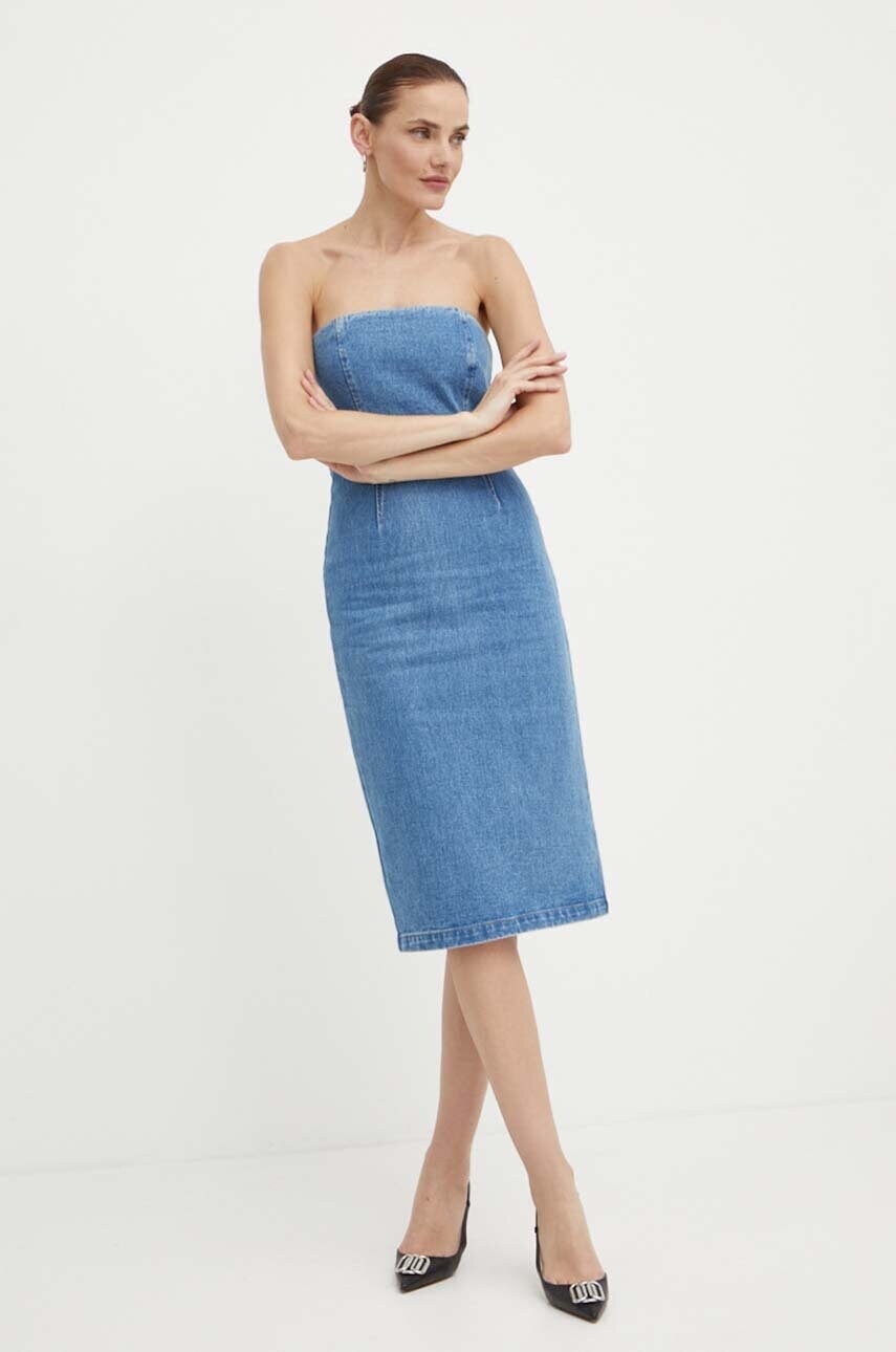 Джинсова сукня Bardot VANDA mini облягаюча 91355DB