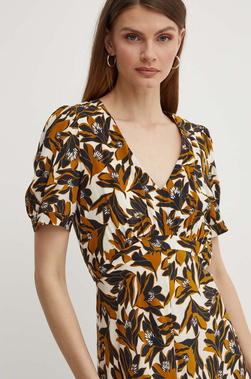 Шовкова сукня Weekend Max Mara midi розкльошена 2415221043600