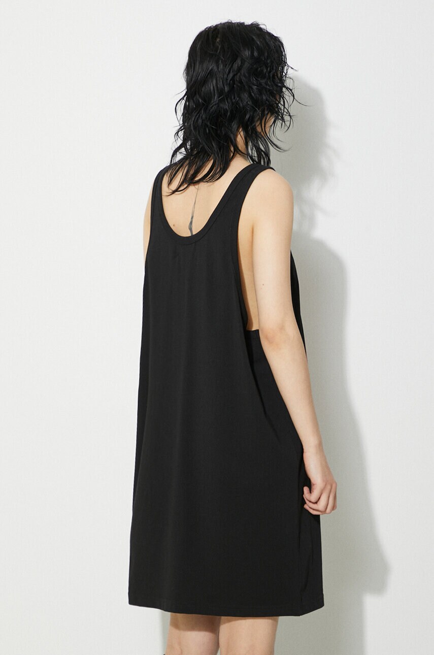 Бавовняна сукня Fiorucci Mouth Print Tank Dress колір чорний mini oversize W01FPDTA111CO01BK01