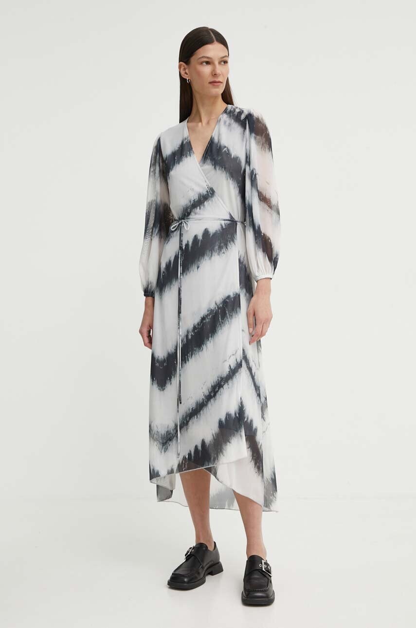 Сукня Bruuns Bazaar PhloxBBNoriel dress колір сірий maxi пряма BBW3752