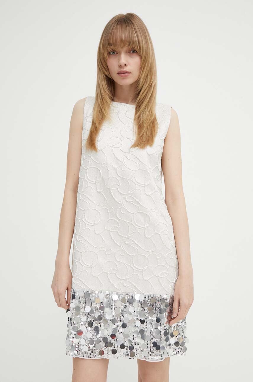 Сукня Bruuns Bazaar BrugmansiaBBBeri dress колір бежевий mini пряма BBW3973