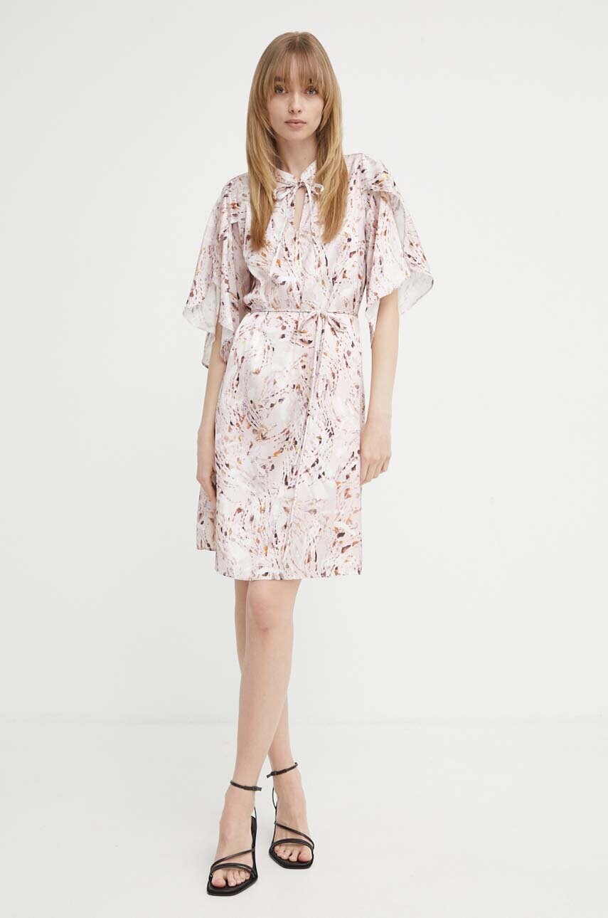 Сукня Bruuns Bazaar PellitoryBBParez dress колір рожевий mini oversize BBW3985