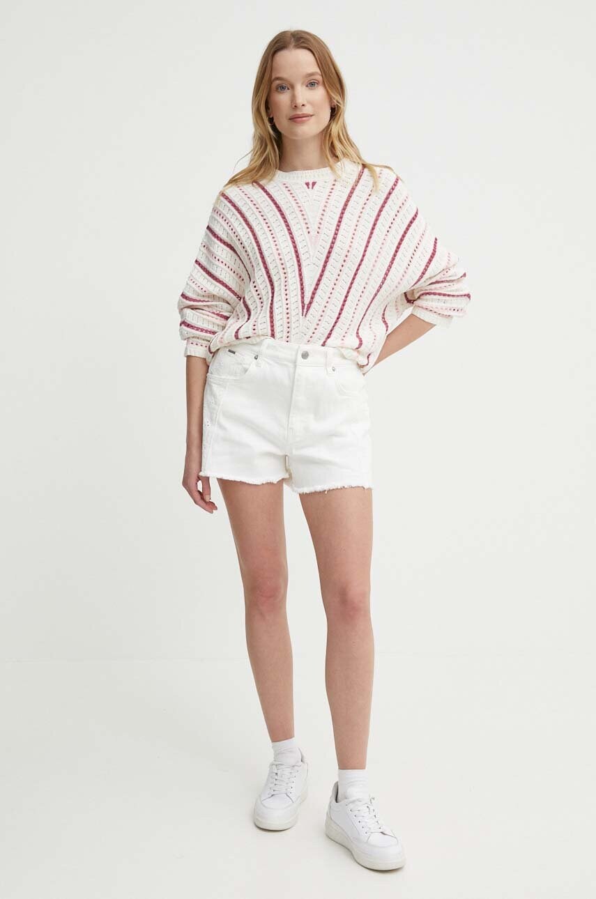 Светр Pepe Jeans GINNY жіночий колір бежевий легкий PL702135