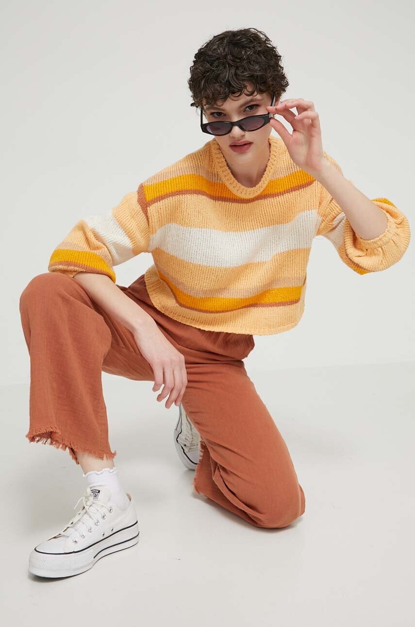Светр Billabong Sol Time жіночий колір жовтий  ABJSW00269