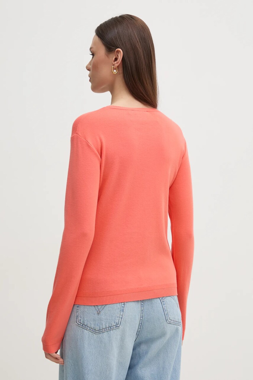 Бавовняний светр United Colors of Benetton колір сірий легкий 1091D1M08