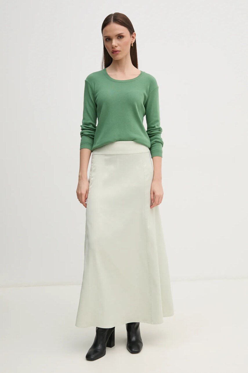 Бавовняний светр United Colors of Benetton колір сірий легкий 1091D1M08