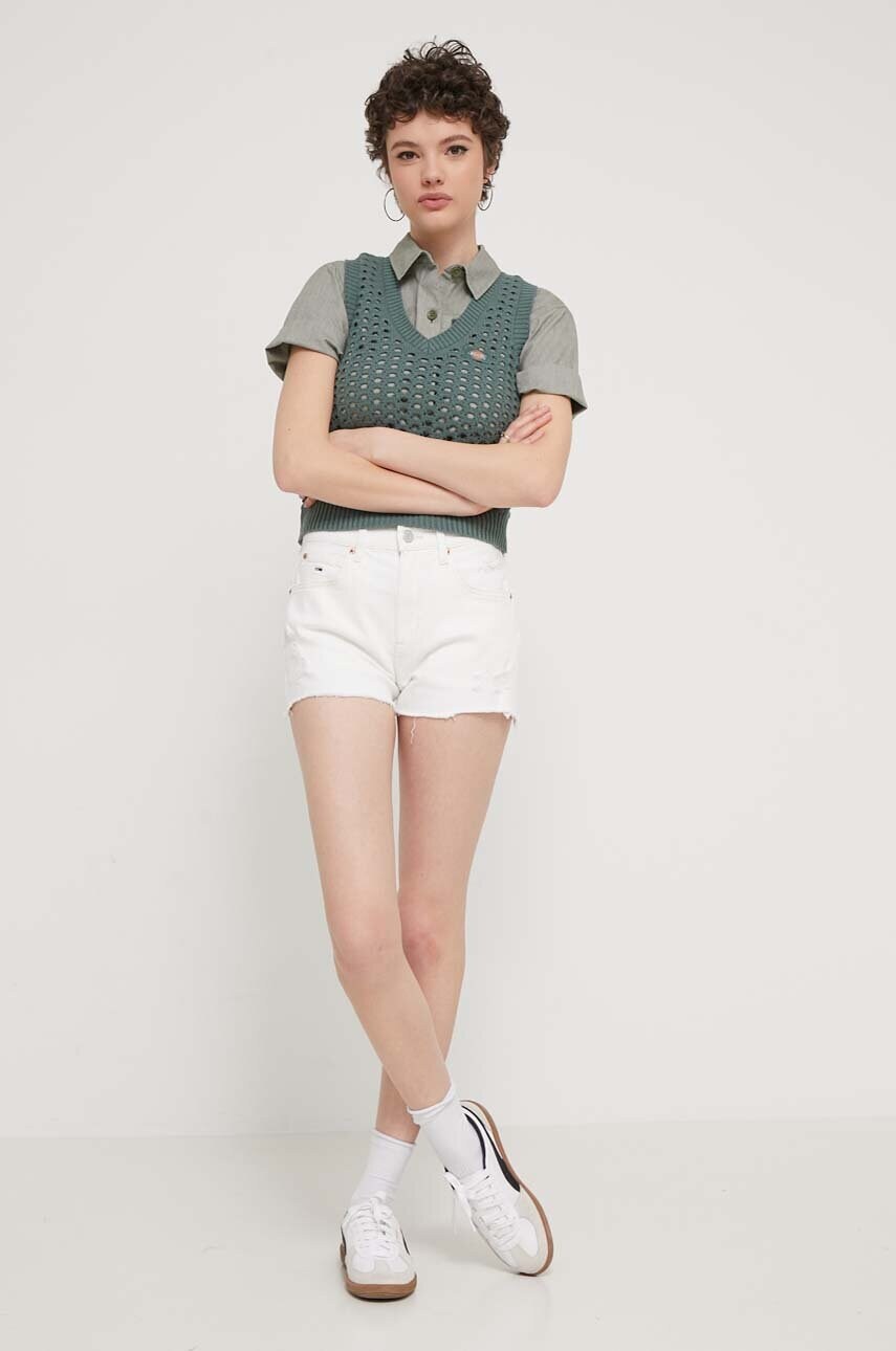 Бавовняна жилетка Dickies INGALLS VEST W колір зелений  DK0A4YT3