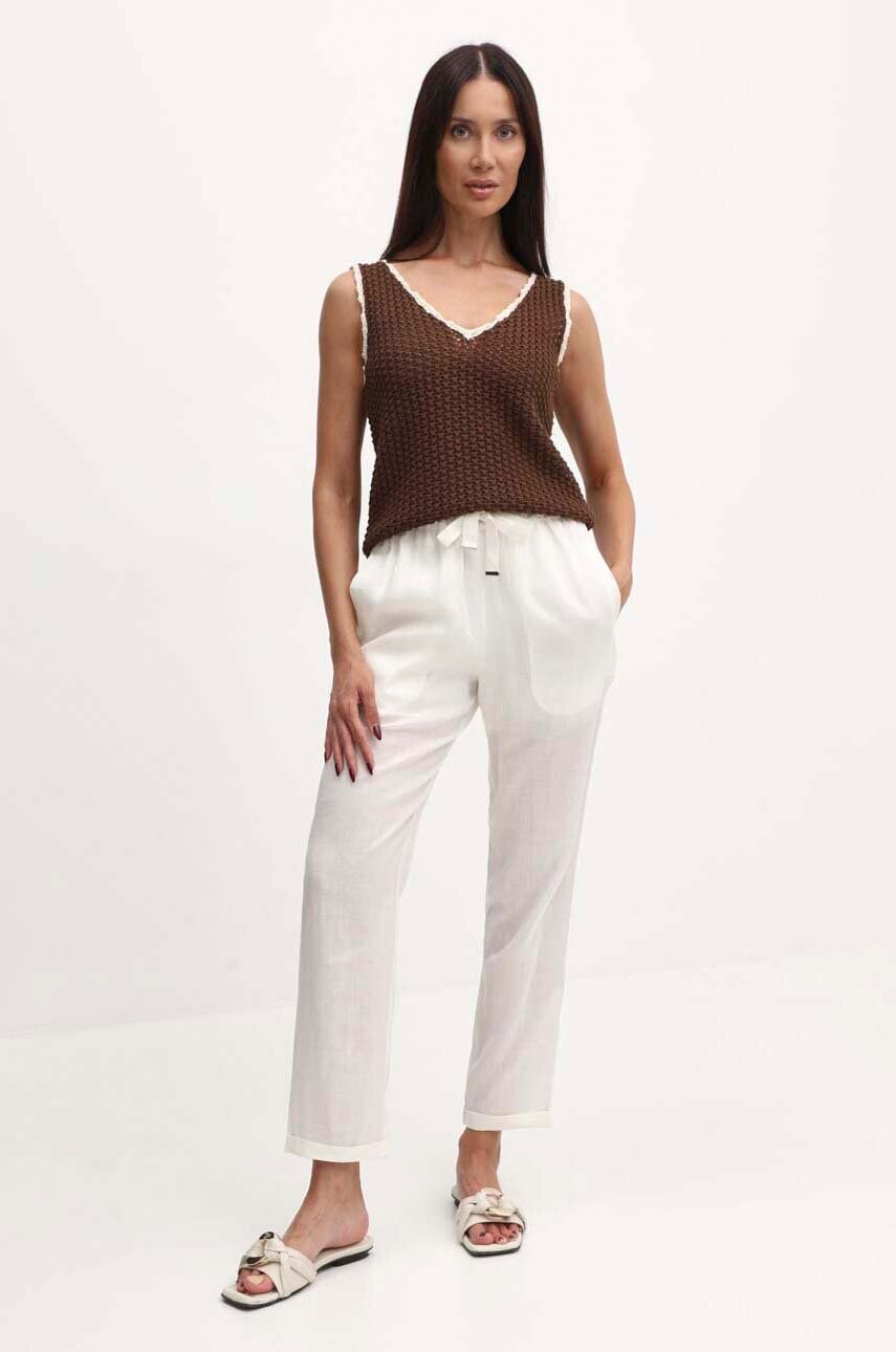 Безрукавка Weekend Max Mara колір коричневий 2415361013600