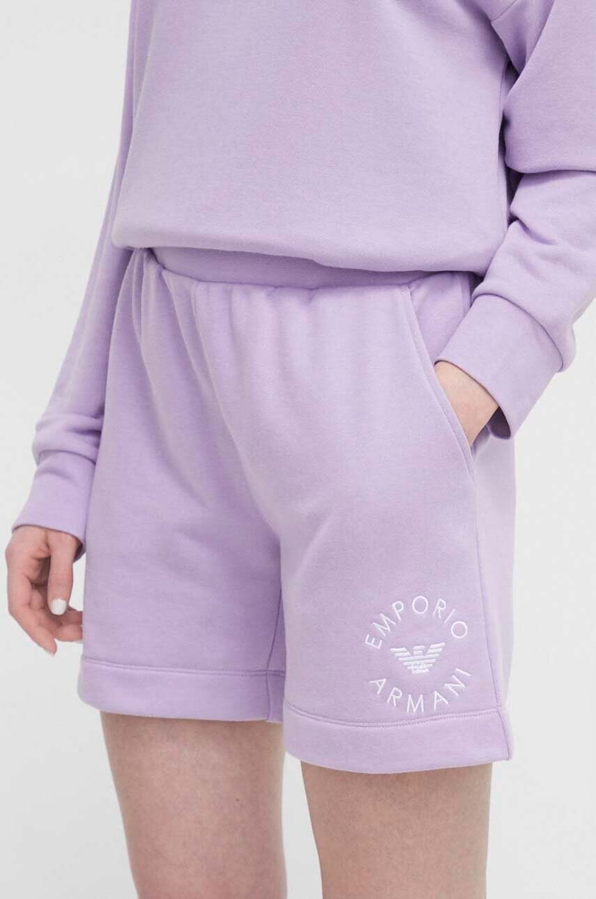Пляжні шорти Emporio Armani Underwear колір фіолетовий