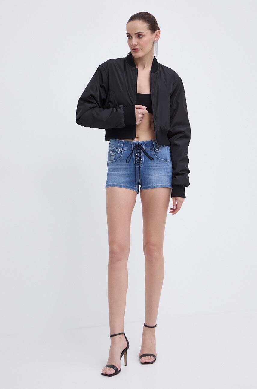 Джинсові шорти Miss Sixty JJ3240 DENIM SHORTS жіночі однотонні середня посадка 6L2JJ3240000
