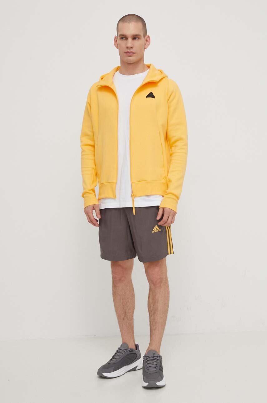 Шорти adidas чоловічі колір сірий IS1394