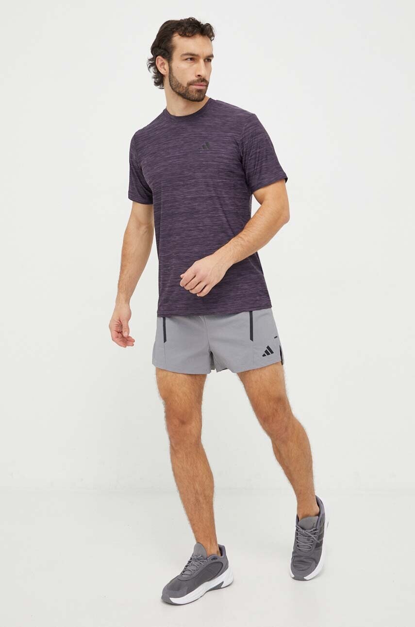 Шорти для тренувань adidas Performance Designed for Training колір сірий