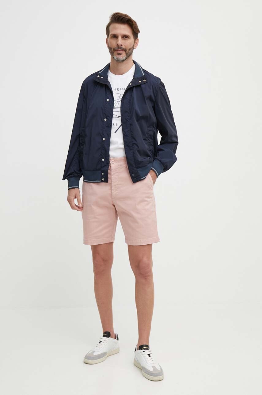 Шорти Pepe Jeans REGULAR CHINO SHORT чоловічі колір рожевий PM801092