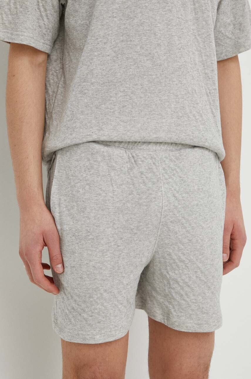 Бавовняні шорти American Vintage SHORT колір сірий меланж MRUZ09AE24