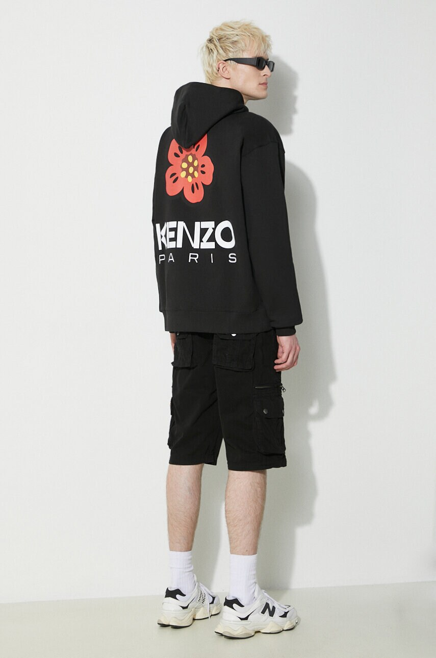 Бавовняні шорти Alpha Industries колір чорний 136250