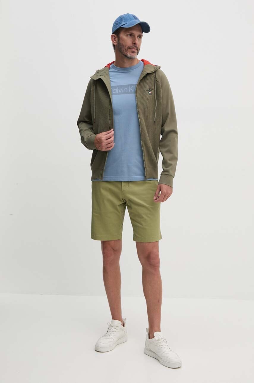 Шорти Tommy Hilfiger чоловічі колір зелений