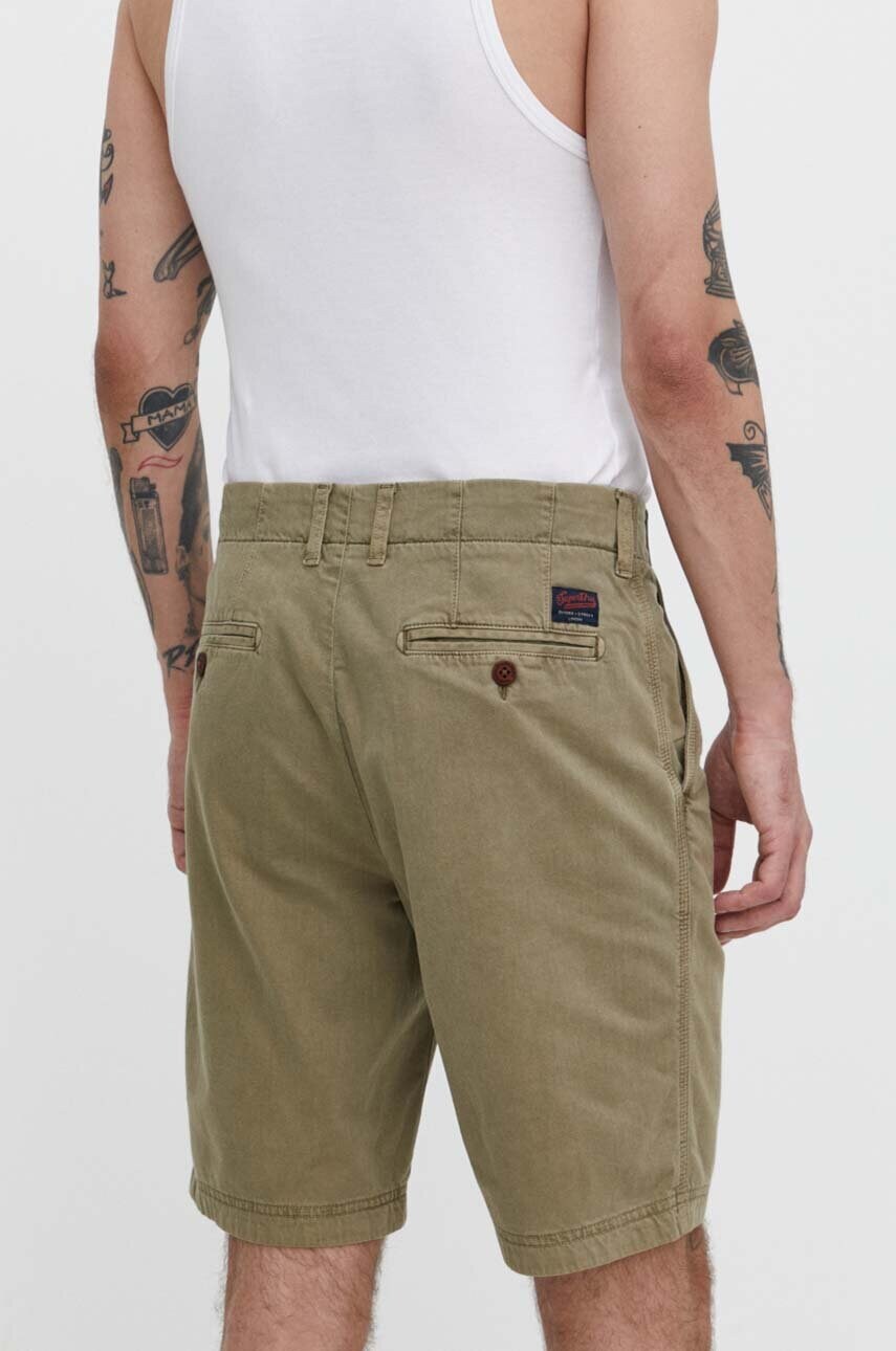 Шорти Superdry чоловічі колір зелений