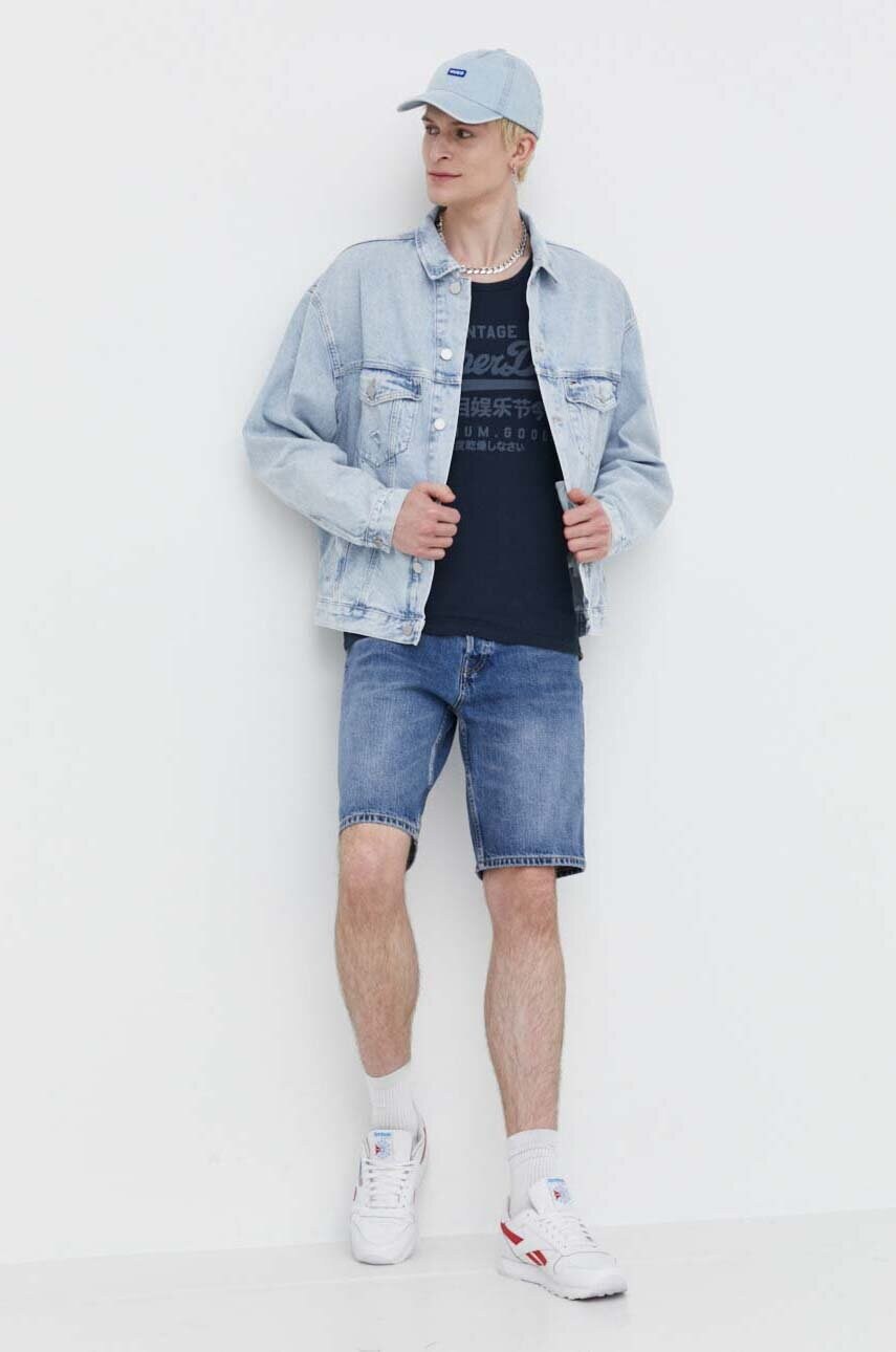Джинсові шорти Superdry чоловічі