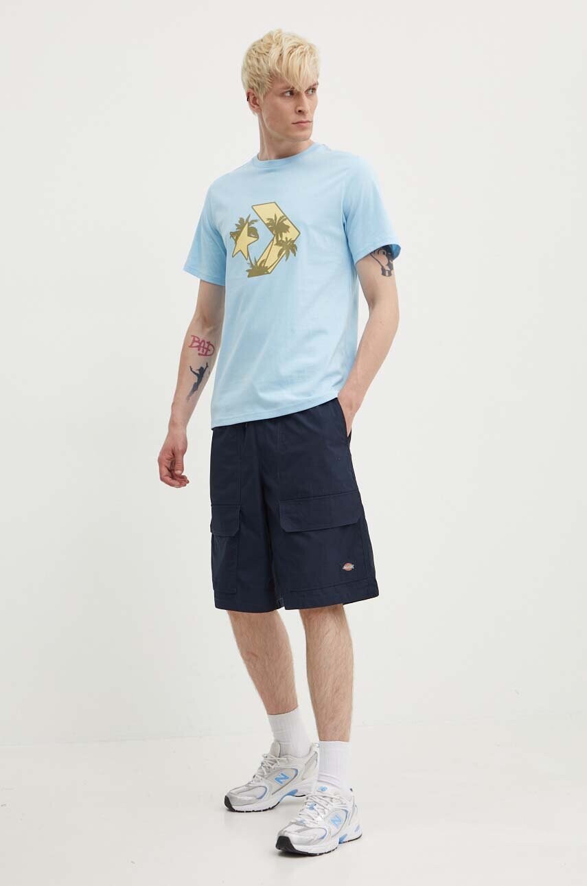 Бавовняні шорти Dickies FISHERSVILLE SHORT колір синій DK0A4YSI