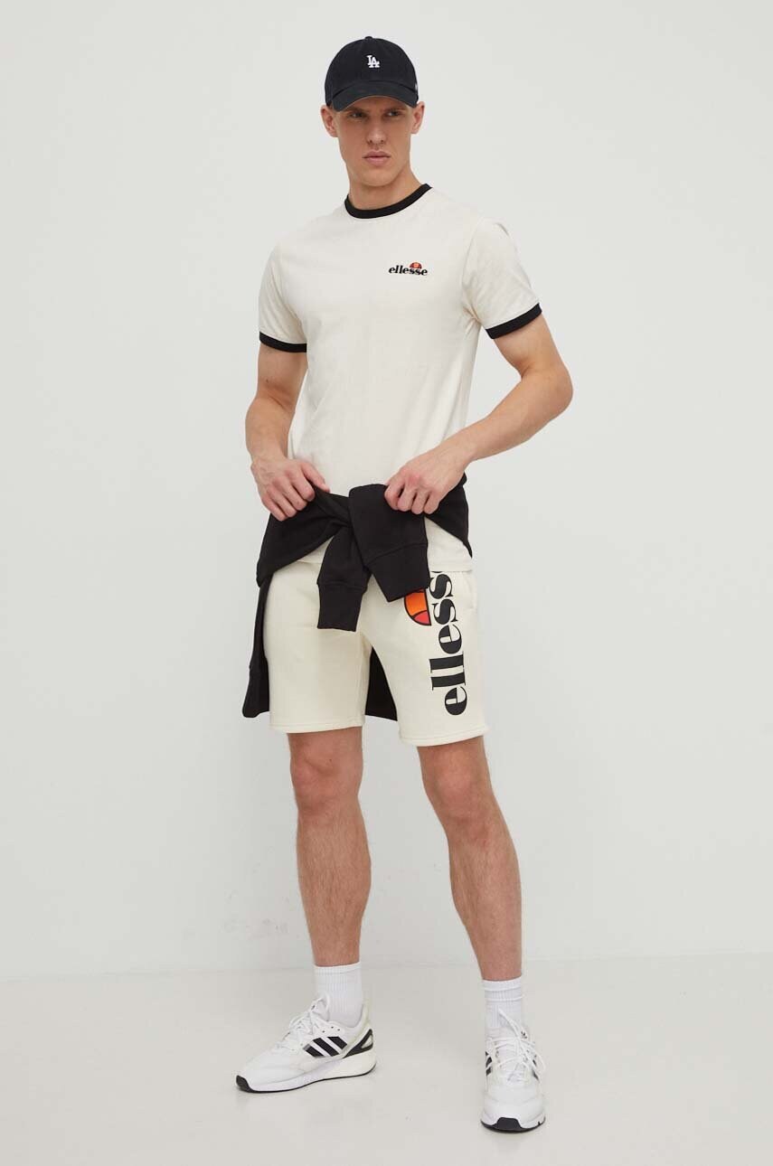 Купити Шорти Ellesse Bossini Fleece Short чоловічі колір бежевий SHV08748 – головне зображення