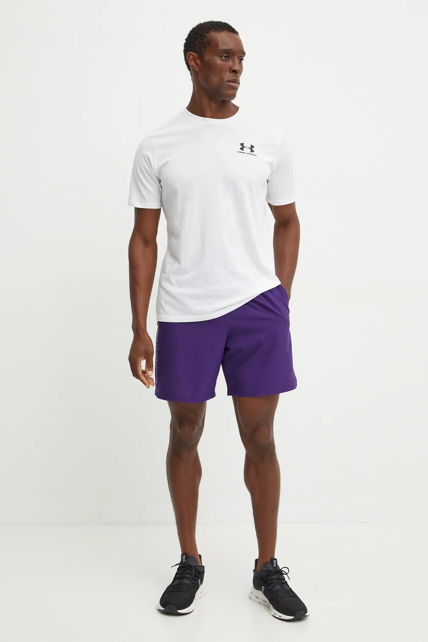 Шорти для тренувань Under Armour Tech колір фіолетовий 1383356