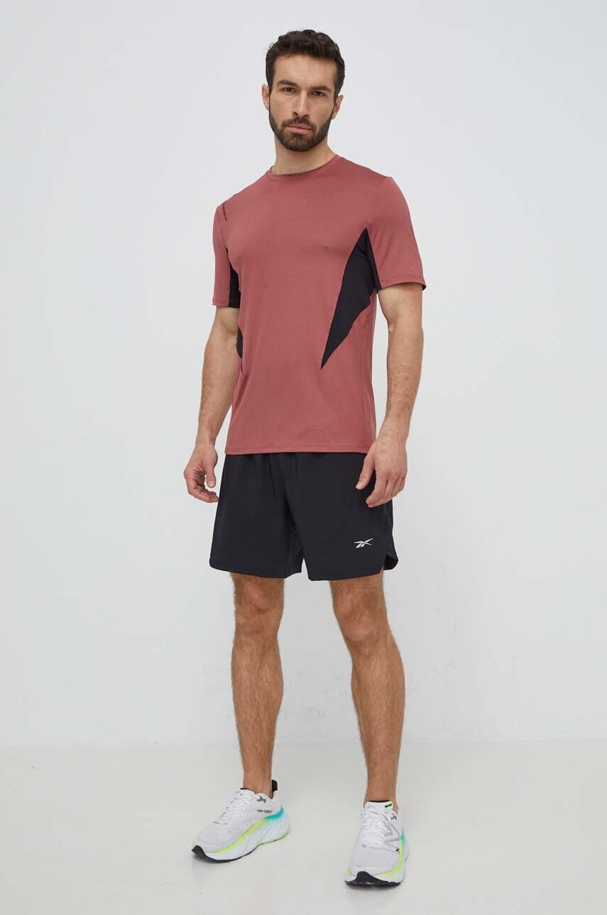 Шорти для бігу Reebok колір чорний 100075393