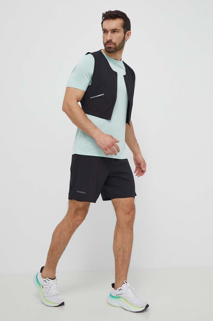 Шорти для бігу Reebok Speed 4.0 колір чорний 100075776