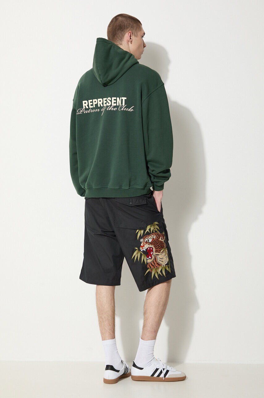 Шорти Maharishi Maha Tiger Loose Snoshorts чоловічі колір чорний 5099.BLACK