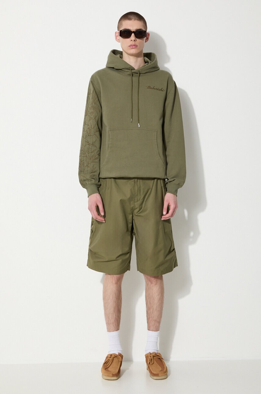Шорти Maharishi Maha Tiger Loose Snoshorts чоловічі колір зелений 5099.OLIVE