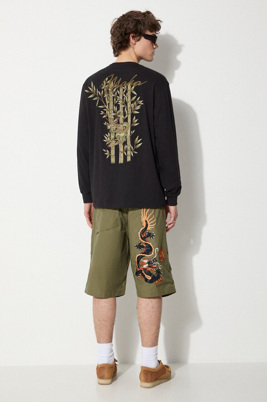 Шорти Maharishi Original Dragon Loose Snoshorts чоловічі колір зелений 5070.OLIVE