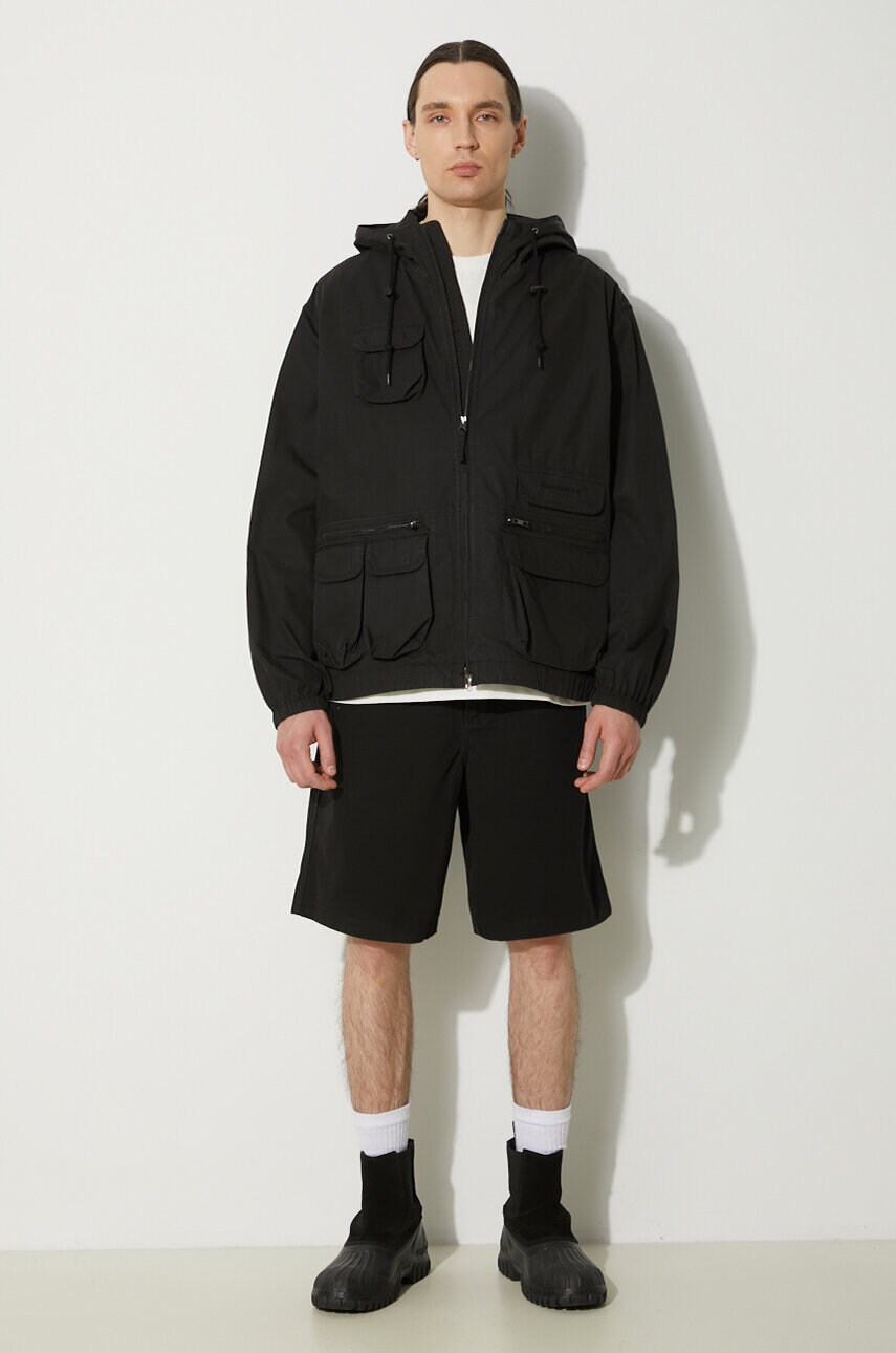Бавовняні шорти thisisneverthat Beach Short колір чорний TN241WSOKS01