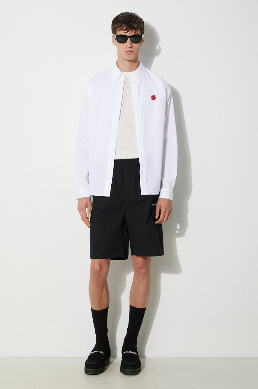 Бавовняні шорти MKI MIYUKI ZOKU Ripstop Cargo Shorts колір чорний RIPSTOP.CARGO.SHORTS