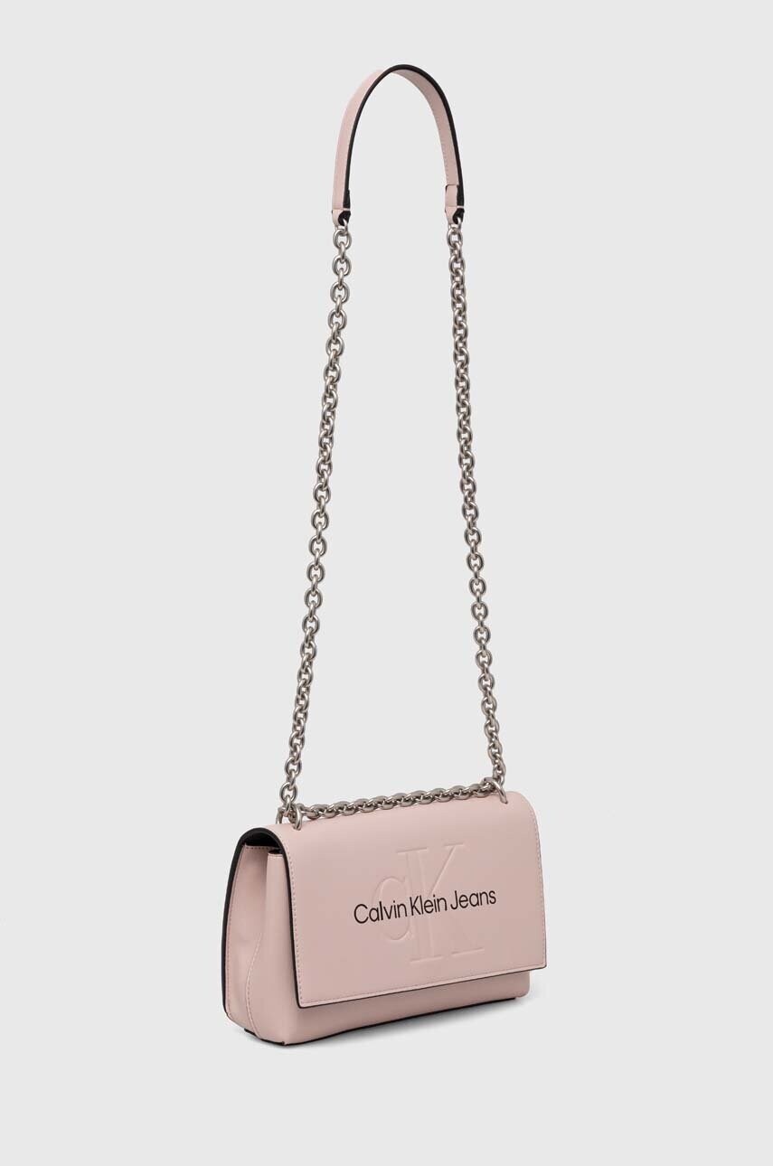 Сумочка Calvin Klein Jeans колір рожевий