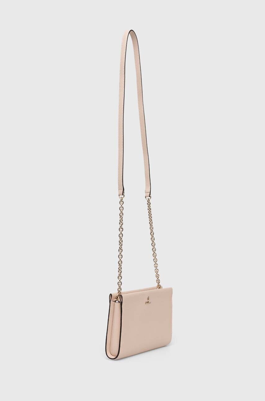 Шкіряна сумочка Furla колір рожевий