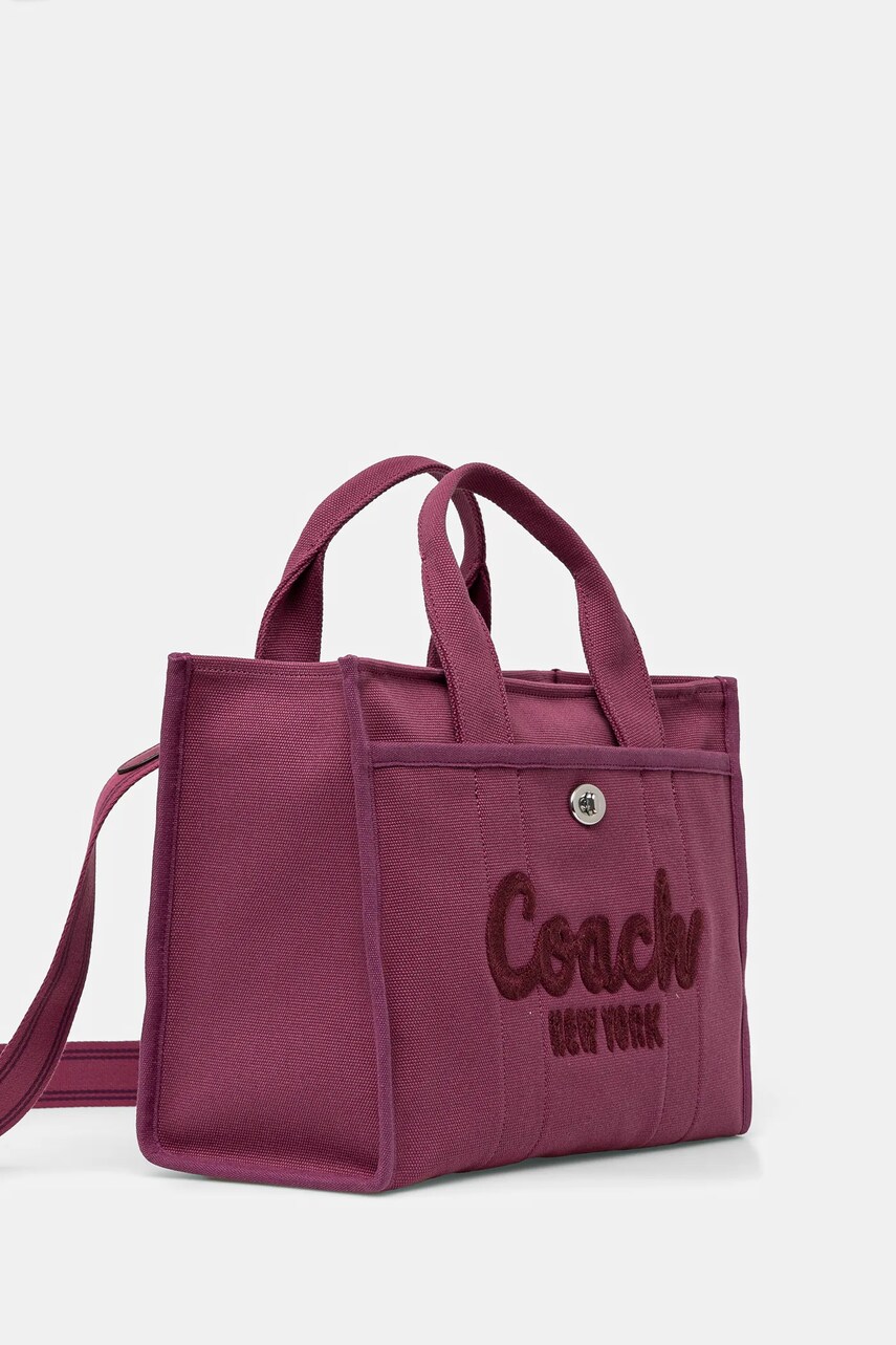 Сумочка Coach колір фіолетовий