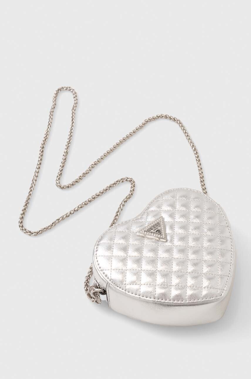 Сумочка Guess колір срібний
