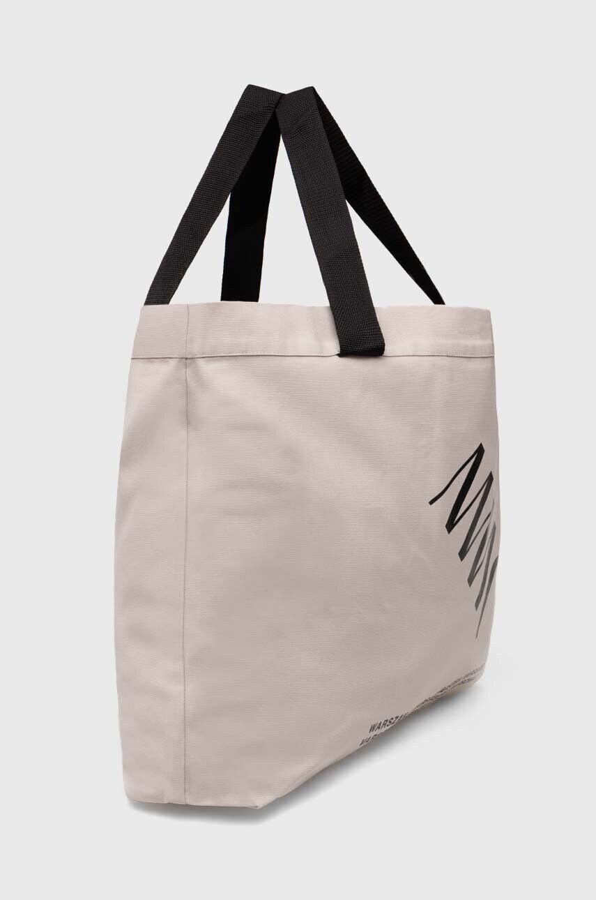 Бавовняна сумка MMC STUDIO колір бежевий LOGOBIG.BAG