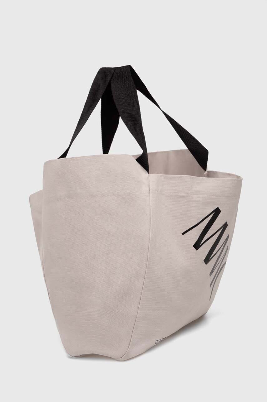 Бавовняна сумка MMC STUDIO колір бежевий LOGO.BAG